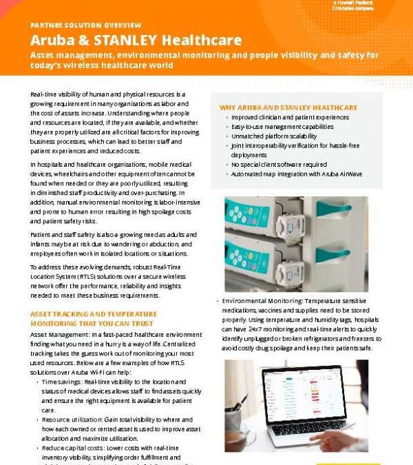 Aruba & STANLEY Healthcare 