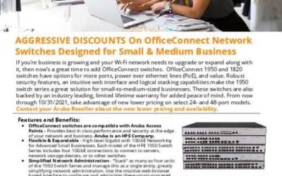 AGGRESSIVE DISCOUNTS on OfficeConnect Network Switches Designed for Small & Medium Business